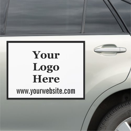 Add Website to Your Logo Here Car Magnet