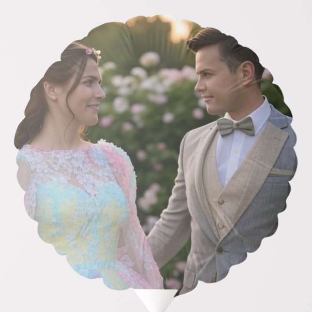 Add Wedding Photo Customize Balloon (Front)
