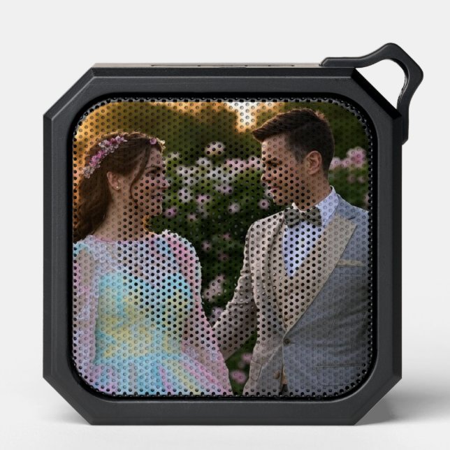 Add Wedding Photo Customize Bluetooth Speaker (Front)