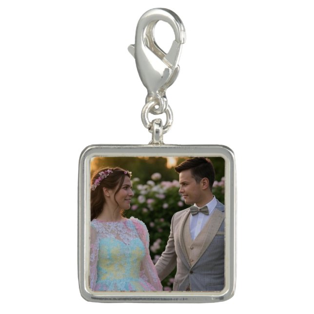 Add Wedding Photo Customize Charm (Front)