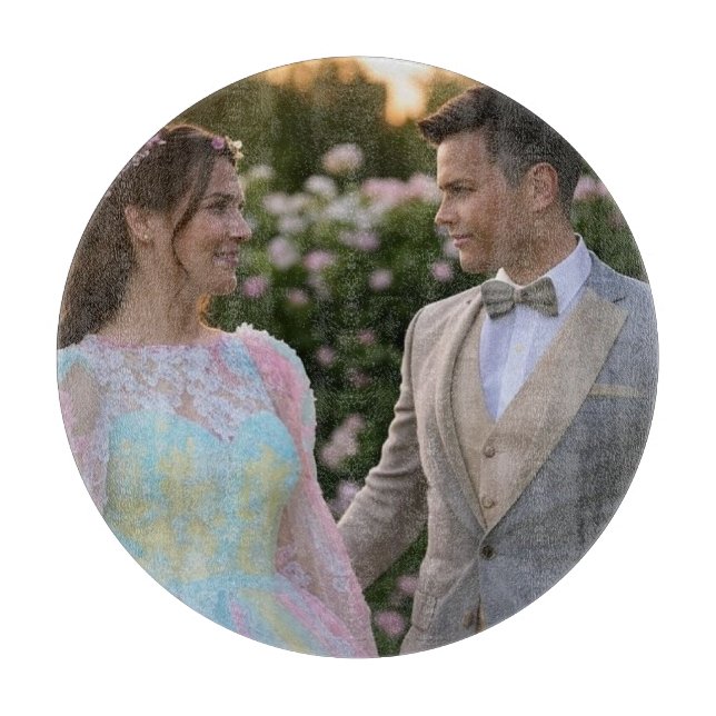 Add Wedding Photo Customize Cutting Board (Front)