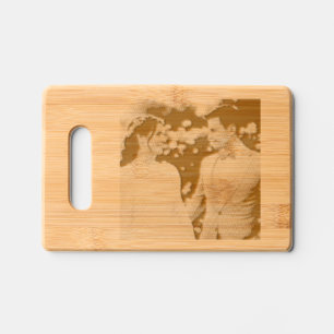 Add Wedding Photo Customize Engraved Cutting Board