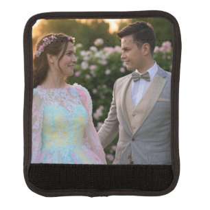 Add Wedding Photo Customize Luggage Handle Wrap