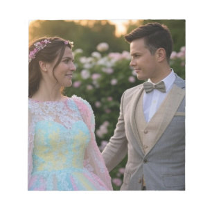 Add Wedding Photo Customize Notepad