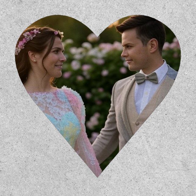 Add Wedding Photo Customize Patch (Front)