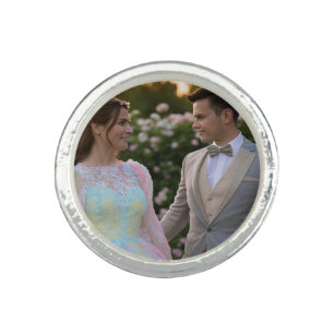 Add Wedding Photo Customize Ring