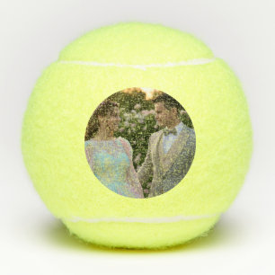 Add Wedding Photo Customize Tennis Balls