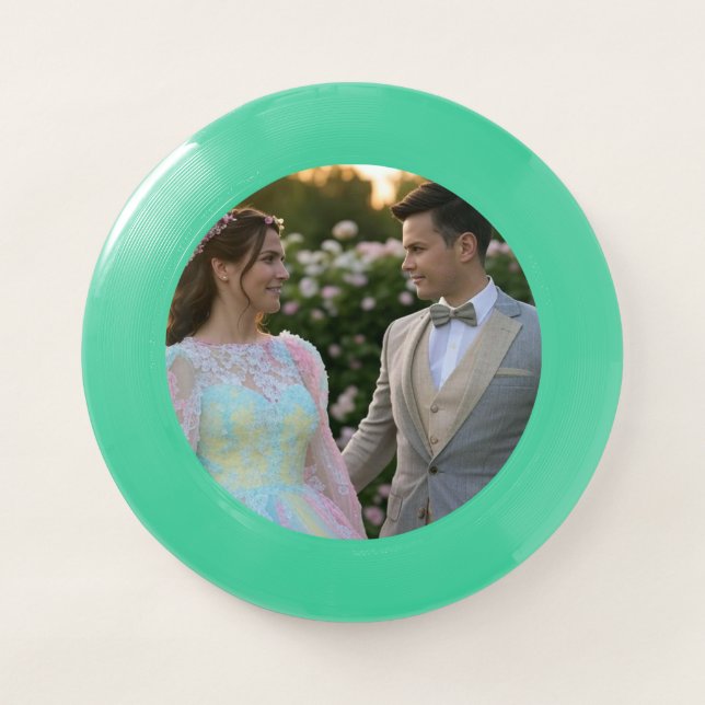 Add Wedding Photo Customize Wham-O Frisbee (Front)
