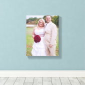 Add Wedding photo or other 's Wrapped Canvas (Insitu(Wood Floor))