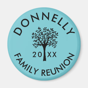 Add Year Name Family Reunion Keepsake Gift Magnet