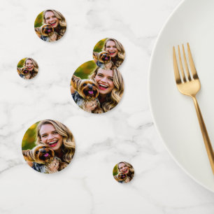 Add Yorkshire Terrier Photo Personalize Confetti