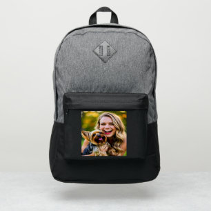 Add Yorkshire Terrier Photo Personalize Port Authority® Backpack