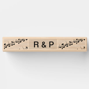 Add you name couple musical notes beats pattern bl topple tower