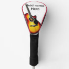 Add you name text brown acoustic guitar editable t