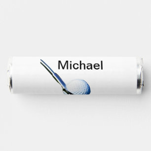 Add you name text golf ball club sports equipment breath savers® mints