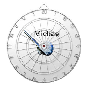 Add you name text golf ball club sports equipment dart board