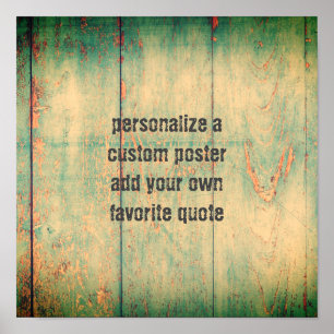 add you own quote poster for custom decor