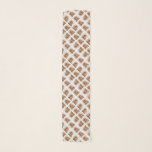 Add Your 1 Photo to Make a Pattern - White Scarf<br><div class="desc">A single photo makes this a fun and interesting pattern for your table. Add 1 photo,  and it will become a pattern.</div>
