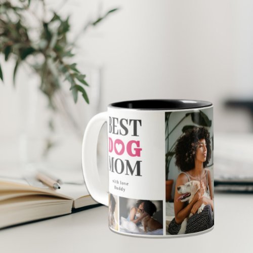 Add Your 5 Pet Photo Best Dog Mom Definition Mug