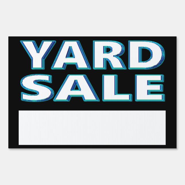 Add Your Address Yard Sale Sign (Front)