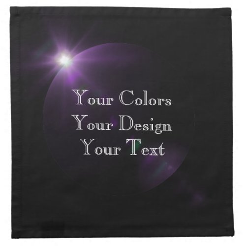Add Your Art _ Create Your Own Invitation Cloth Napkin