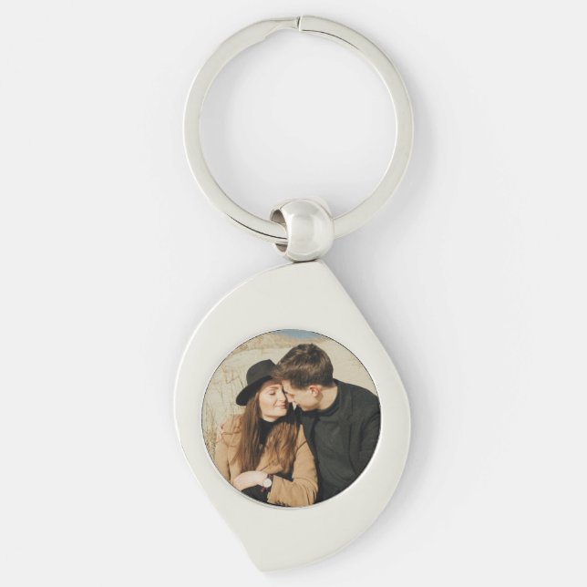 Add Your Awesome Photo Trendy Keychain (Front)