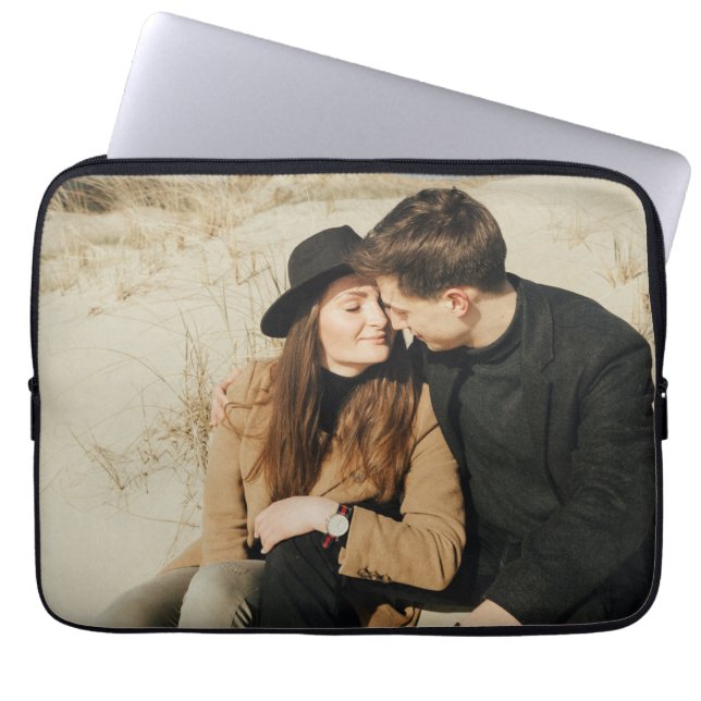 Add Your Awesome Photo Trendy  Laptop Sleeve (Front)