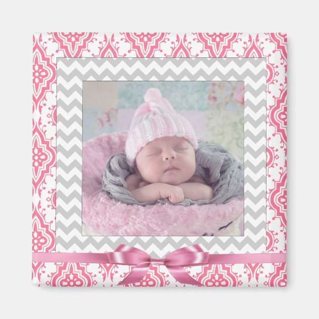 Add Your Baby's Photo to this Magnet (Front)