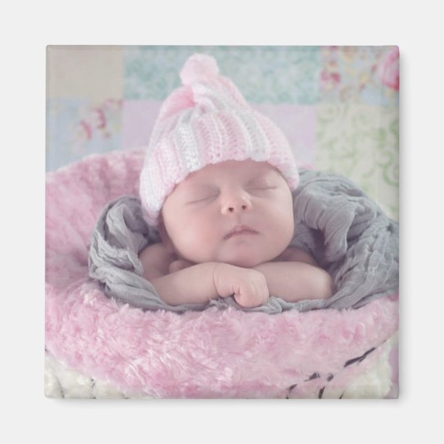Add your Baby's Photo to this Magnet (Front)