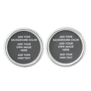 Add your background color, your image, your text cufflinks