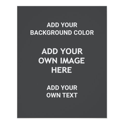 Add your background color your image your  text  poster