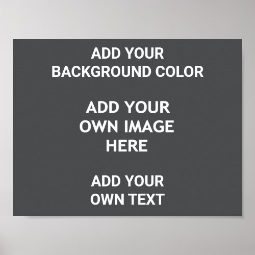 Add your background color your image your  text  poster