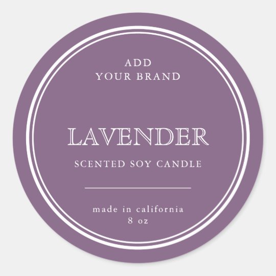 Add Your Brand Classic Custom Colors Product Label | Zazzle.comZazzle