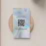 Add Your Brand Logo and QR Code DIY Holographic Business Card
