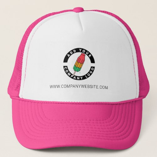 Add Your Brand Logo Business Employee Staff Trucker Hat