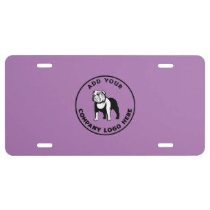 Add Your Brand Logo Company Fleet Any Color License Plate