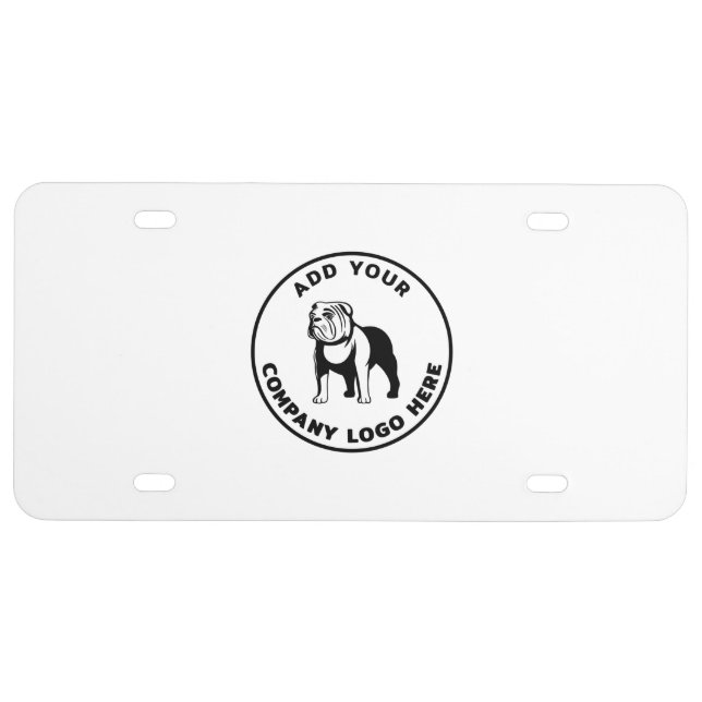 Add Your Brand Logo Company Reopening License Plate (Front)