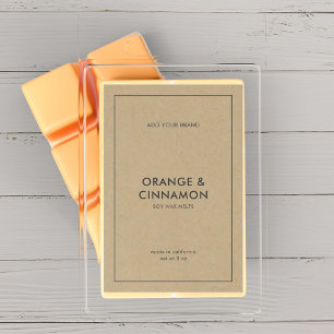 Add Your Brand Minimalist Kraft Product Label