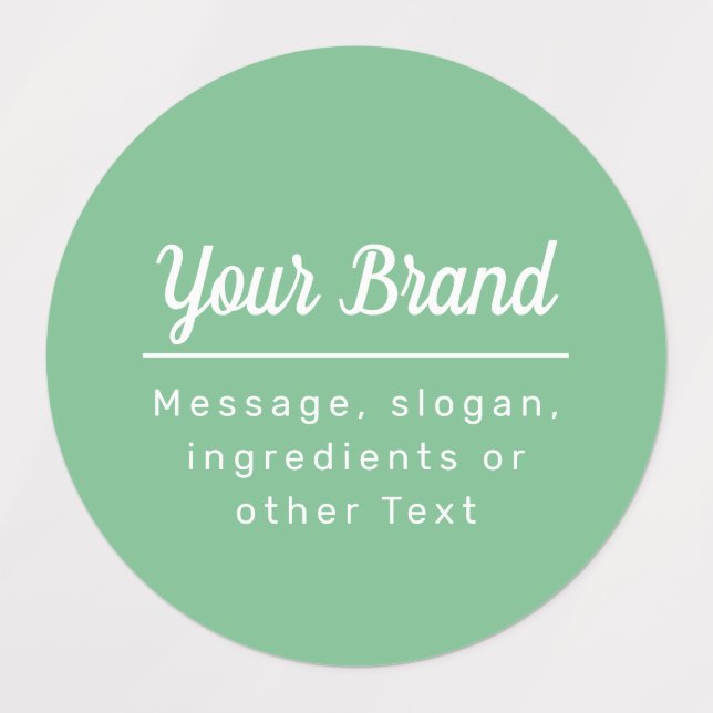 Add Your Brand or other text Labels (Design 1)