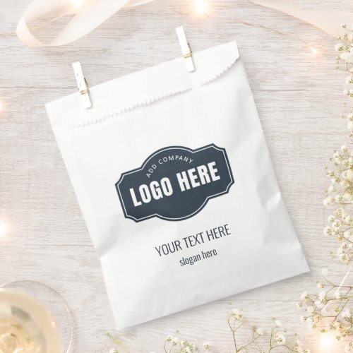 Add Your Branded Corporate Business Logo Favor Bag