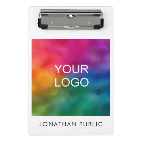 Add Your Business Company Corporate Logo Text Mini Clipboard