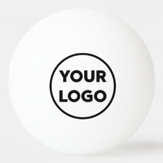 Add Your Business Company Logo Branded Ping Pong Ball