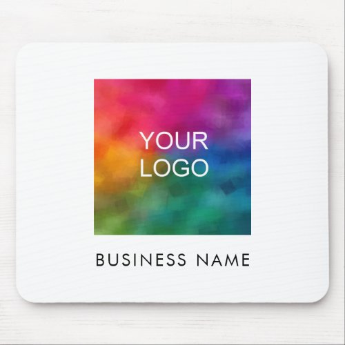 Add Your Business Company Logo Image Text Template Mouse Pad