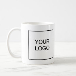 Add Your Business Company Logo Name Text Coffee Mug