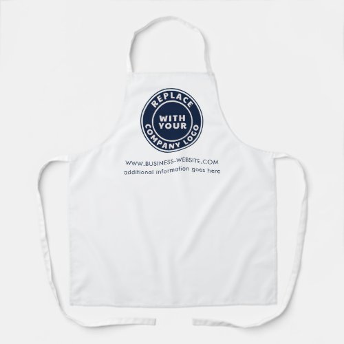 Add Your Business Logo and Brand Website Custom Apron