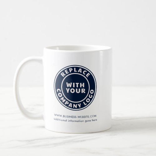 Add Your Business Logo and Brand Website Custom Coffee Mug