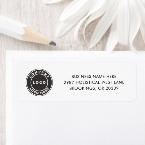 Add Your Business Logo and Company Return Address Label