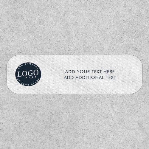 Add Your Business Logo and Company Staff Patch