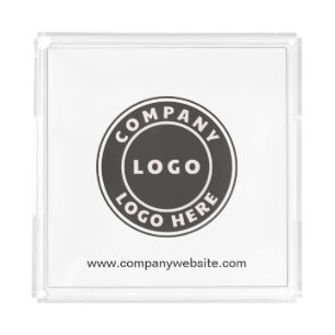 Add Your Business Logo and Company Website Custom Acrylic Tray