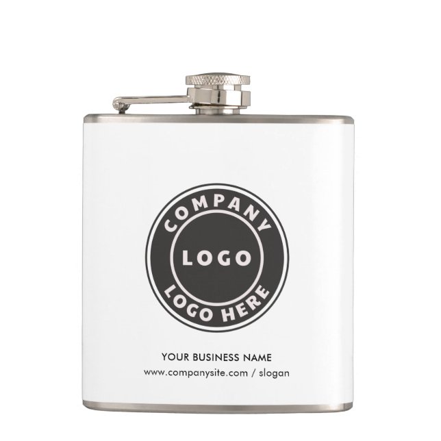 Add Your Business Logo and Company Website Custom Flask (Front)